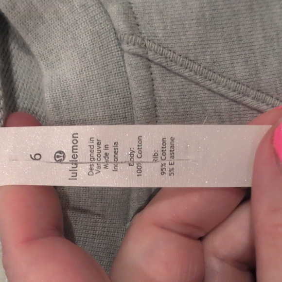 Lululemon All Yours Crew *Terry Heathered Island Mist - Picture 8 of 8